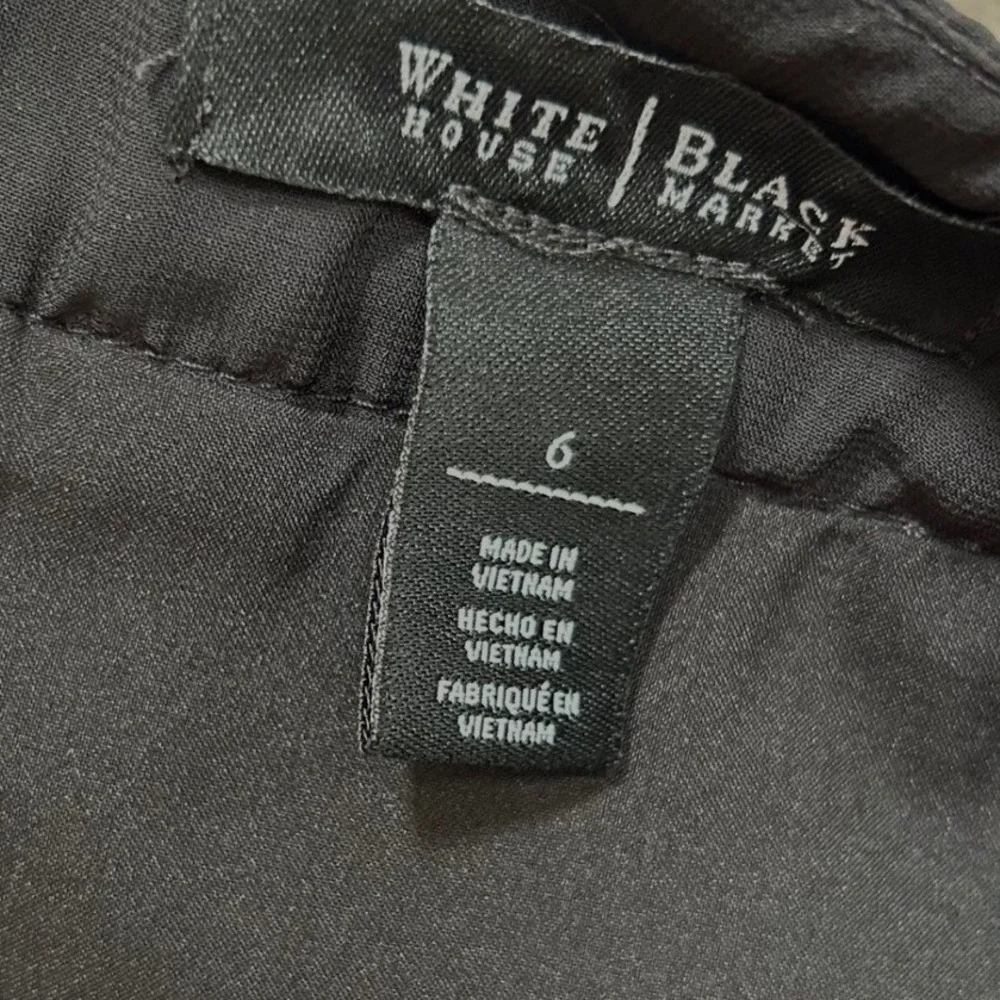 White‎ House Black Market Women's Black Pencil Skirt Fitted Career